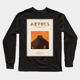 Mexico Poster Design Long Sleeve T-Shirt